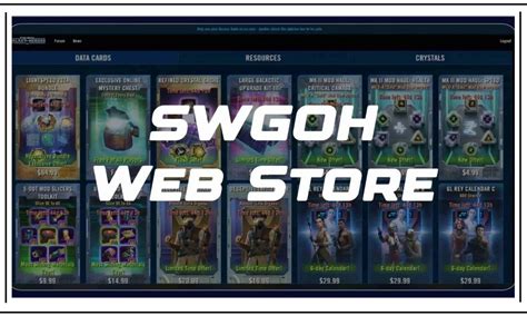 swgoh webstore|More.